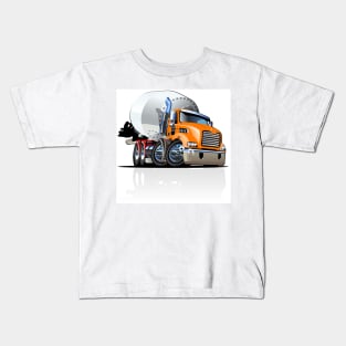 Cartoon mixer truck Kids T-Shirt